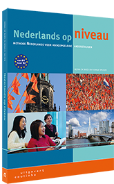 Nederlands op niveau is een totaalmethode Nederlands voor hoogopgeleide anderstaligen. Van niveau B1 naar niveau B2.   