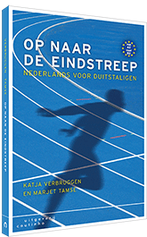 Met de NT2-methode Op naar de eindstreep kunnen hoogopgeleide Duitstaligen hun Nederlandse taalvaardigheid naar niveau B2 tillen en oefenen voor het Staatsexamen.                      